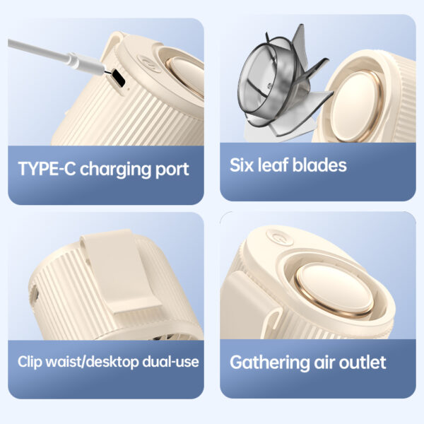 Waist-mounted high-speed small fan-Ecchuanyi - Image 19