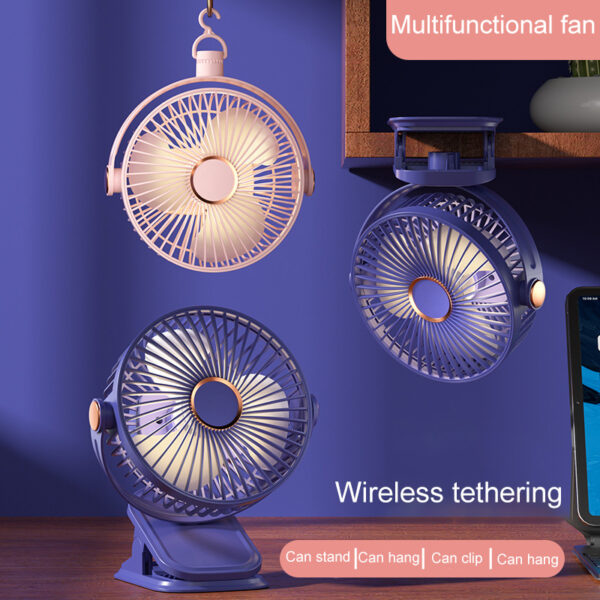 Clip-on USB desktop fan-Ecchuanyi - Image 2
