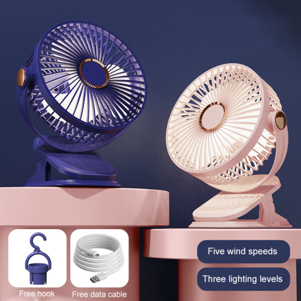 Clip-on USB desktop fan-Ecchuanyi - Image 4