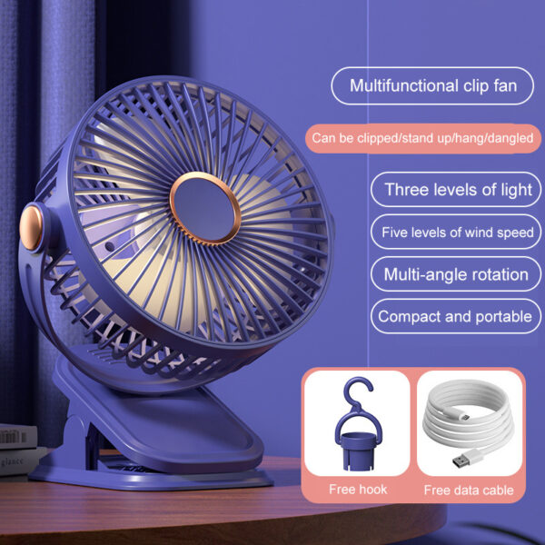 Clip-on USB desktop fan-Ecchuanyi - Image 6