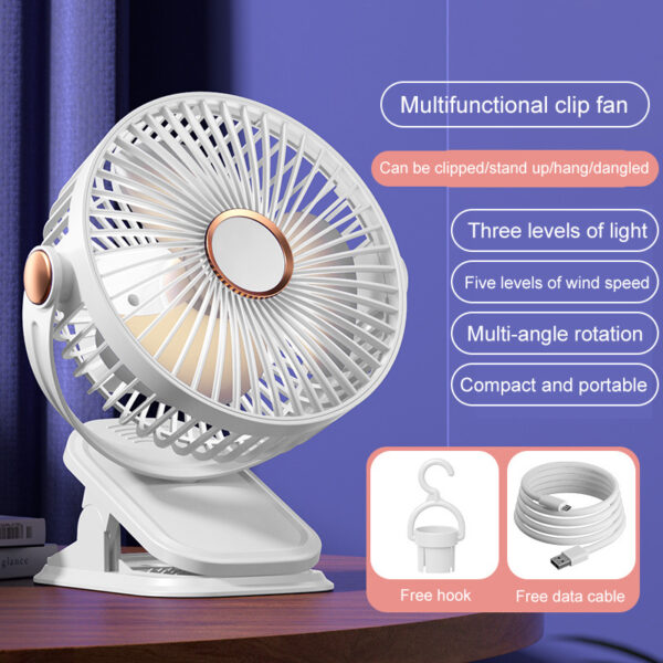 Clip-on USB desktop fan-Ecchuanyi - Image 7