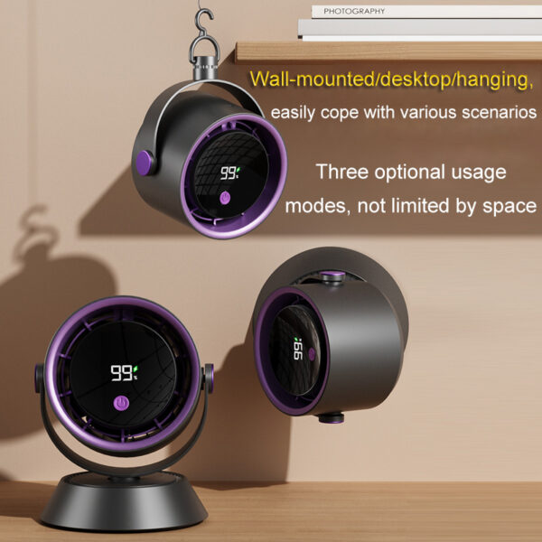 100-speed control desktop circulation fan-Ecchuanyi - Image 5